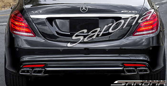 Custom Mercedes S Class  Sedan Rear Bumper (2014 - 2019) - $990.00 (Part #MB-077-RB)